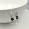Sterling Silver Labradorite Teardrop Earrings