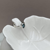 Sterling Silver Oval London Blue Topaz Ring