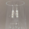 Sterling Silver Quatro Freshwater Pearl Threaders