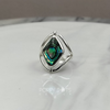 Sterling Silver Reversible Shell and Mother of Pearl Ring