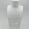 Sterling Silver Round Zirconia Dazzle Necklace