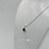 Sterling Silver & Square Mystic Topaz Pendant