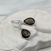 Sterling Silver Teardrop Smoky Quartz Earrings