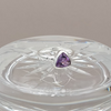 Load image into Gallery viewer, Sterling Silver Trillion Purple Amethyst Ring