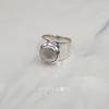 Sterling Silver Luxurious Baroque Pearl Ring