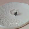 Sterling Silver & Square Mystic Topaz Ring
