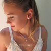 Sterling Silver & Square Zirconia Pendant