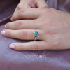 Load image into Gallery viewer, Sterling Silver &amp; Square Mystic Topaz Ring