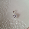 Sterling Silver & Square Zirconia Pendant
