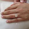 Sterling Silver & Round Zirconia Ring