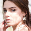 Sterling Silver Oriental Lillies Earrings