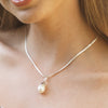 Sterling Silver Freshwater Pearl Drop Pendant